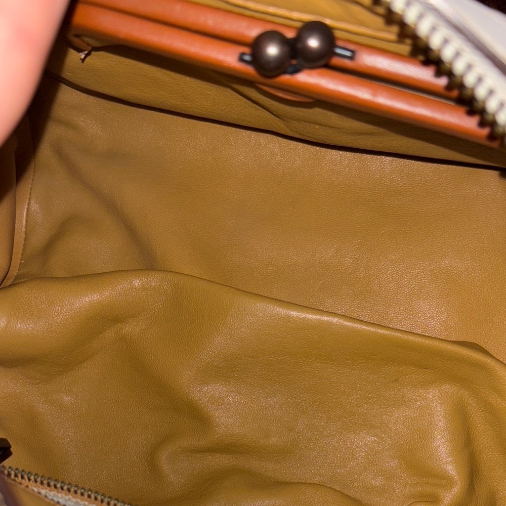 Rare Coach 1941 1/1 Runway Sample Leather Satchel Embroidery White Black Red Bag - Picture 17 of 17